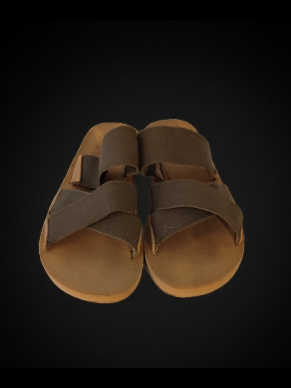 Roxy Brown Women's Slide Sandals with Cross Straps